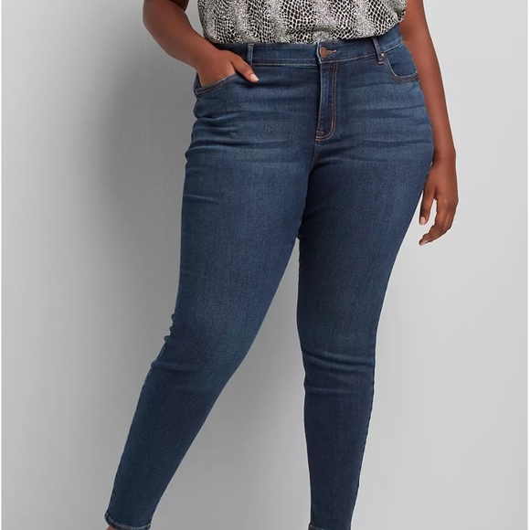 Lane Bryant Flex Magic Signature Fit Mid-Rise Skinny Jeans Size 16 - Picture 2 of 16